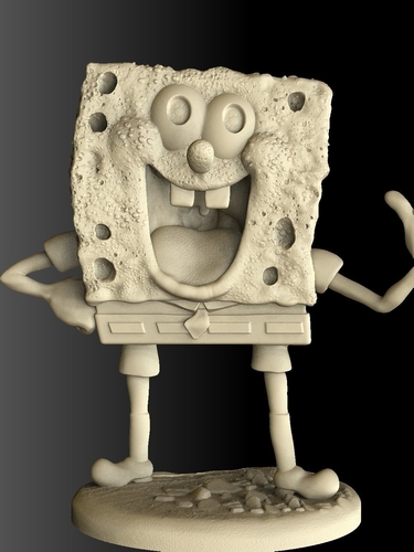 Sponge Bob.for 3d print.STL.