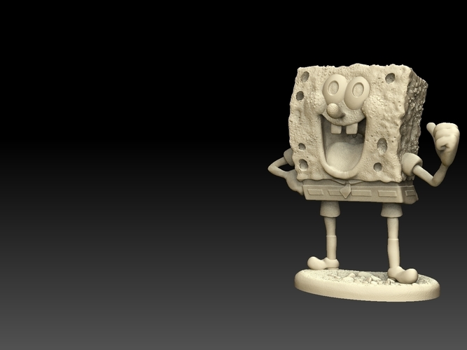 3D Printed Sponge Bob.for 3d print.STL. by gt5prologue | Pinshape