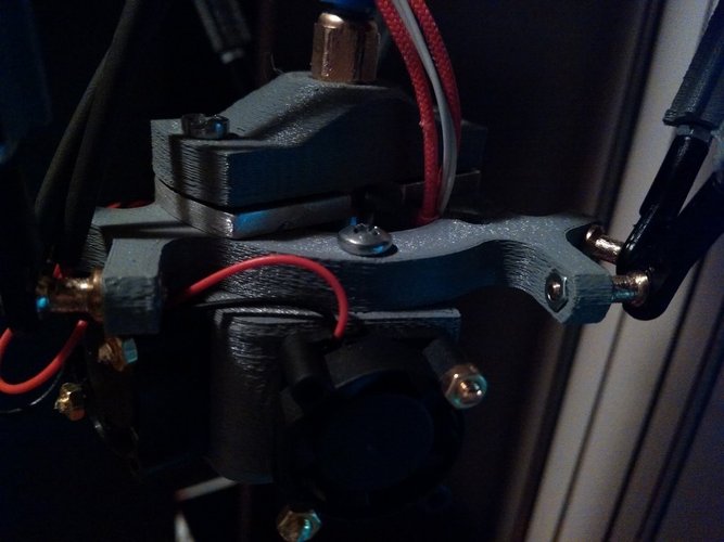 modded rostock for all metal extruder 3D Print 41467