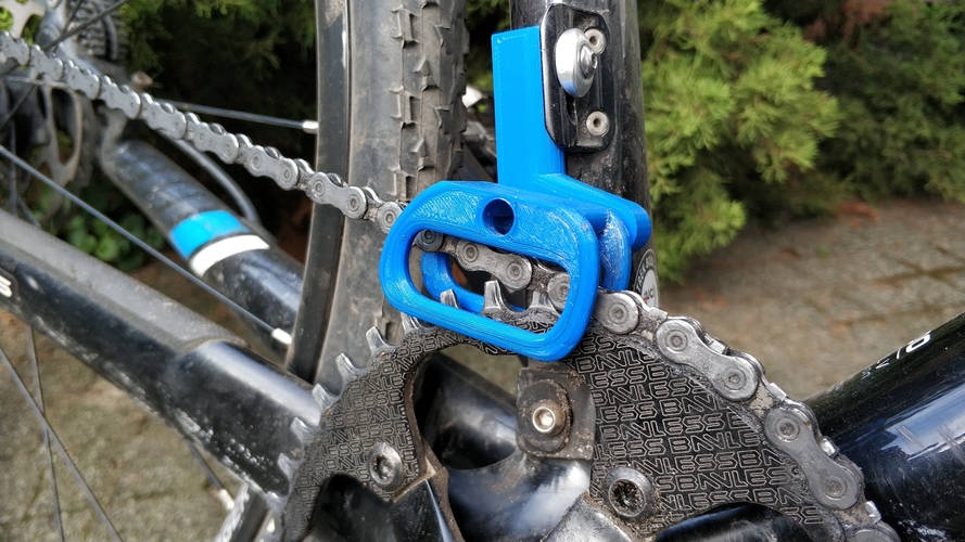 Chain guide braze on cx/road bike adjustable, ultra light 3D Print 414683