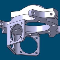 modded rostock for all metal extruder - Thumbnail 6