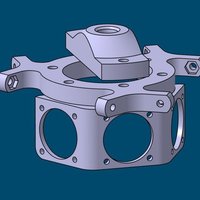 modded rostock for all metal extruder - Thumbnail 7