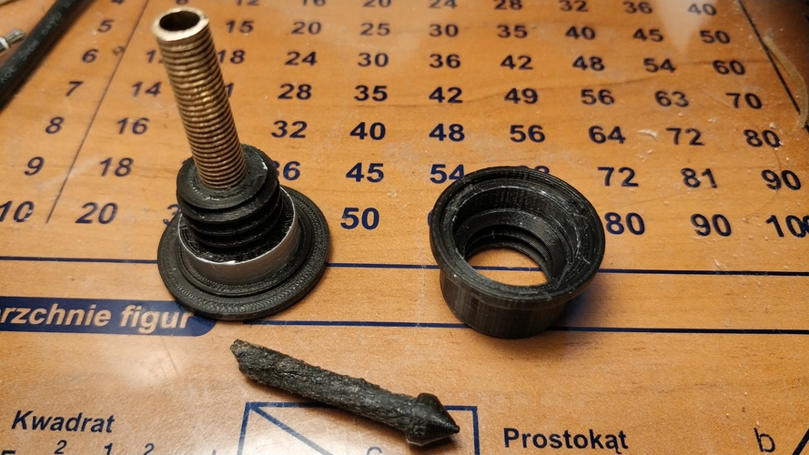 Tubeless repair kit hidden in bar end plug MTB dynaplug 3D Print 414703