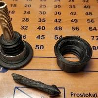 Small Tubeless repair kit hidden in bar end plug MTB dynaplug 3D Printing 414703