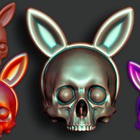 Skull Bunnyears :D - Thumbnail 1