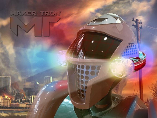 Maker Tron Rescue Squad 3D Print 41485