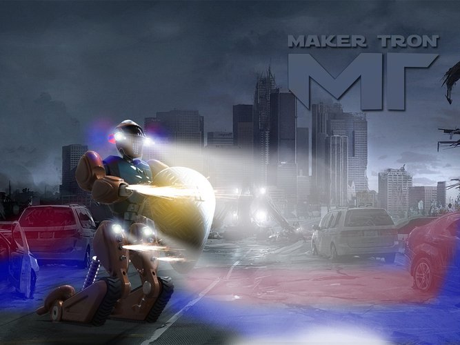 Maker Tron Rescue Squad 3D Print 41486