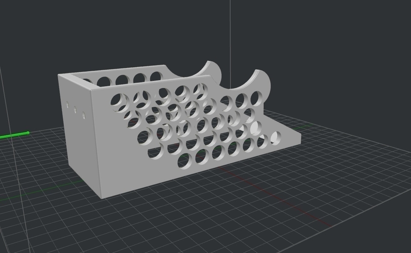 Wall Mounted Filament Spool Holder   3D Print 414862