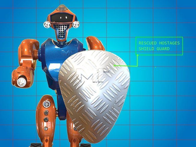 Maker Tron Rescue Squad 3D Print 41489