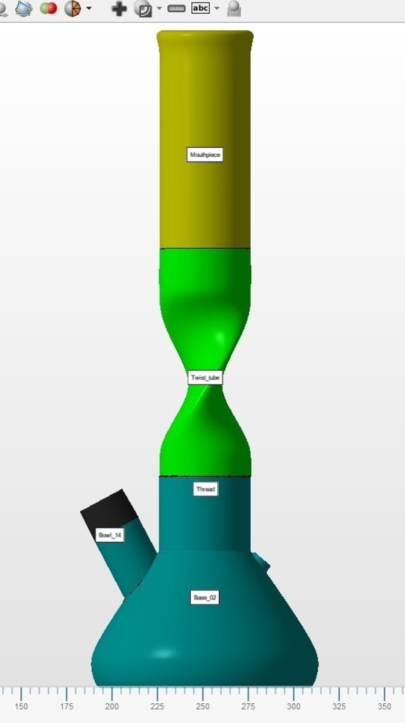 BUILD A CUSTOM BONG - MIDDLE PART (TWIST TUBE)
