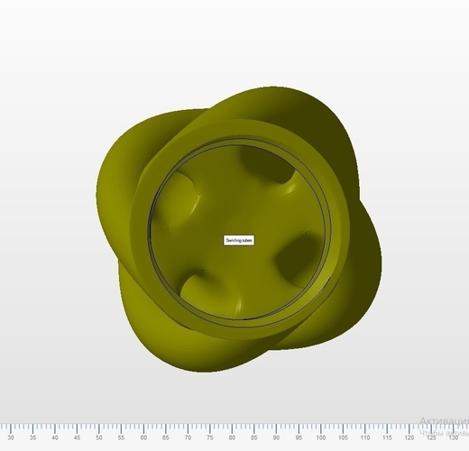 BUILD A CUSTOM BONG - MIDDLE PART (SWIRLING TUBE) 3D Print 414931