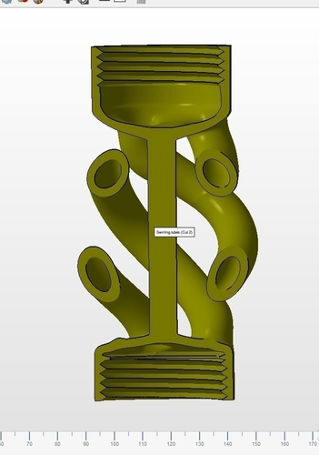 BUILD A CUSTOM BONG - MIDDLE PART (SWIRLING TUBE) 3D Print 414933