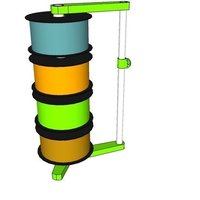 Filament stack with free spinning spools - Thumbnail 2