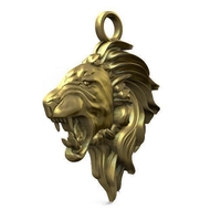 Lion head pendant - Thumbnail 3