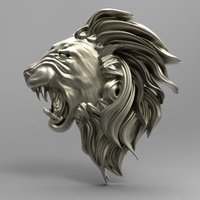 Lion head pendant - Thumbnail 5