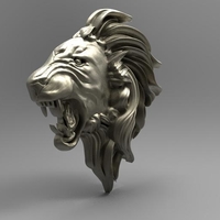Lion head pendant - Thumbnail 6