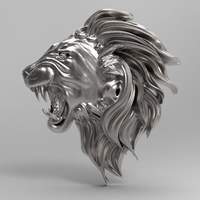 Lion head pendant - Thumbnail 7