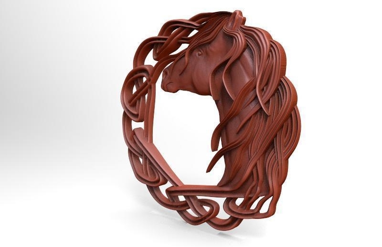 Celtic horse 2 CNC 3D Print 415028