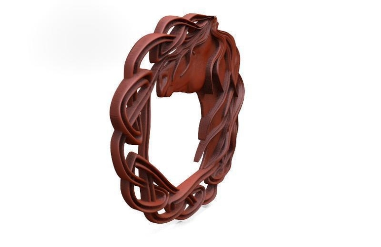 Celtic horse 2 CNC 3D Print 415029