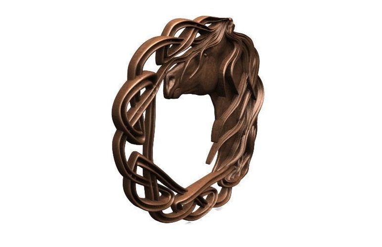 Celtic horse 2 CNC 3D Print 415031