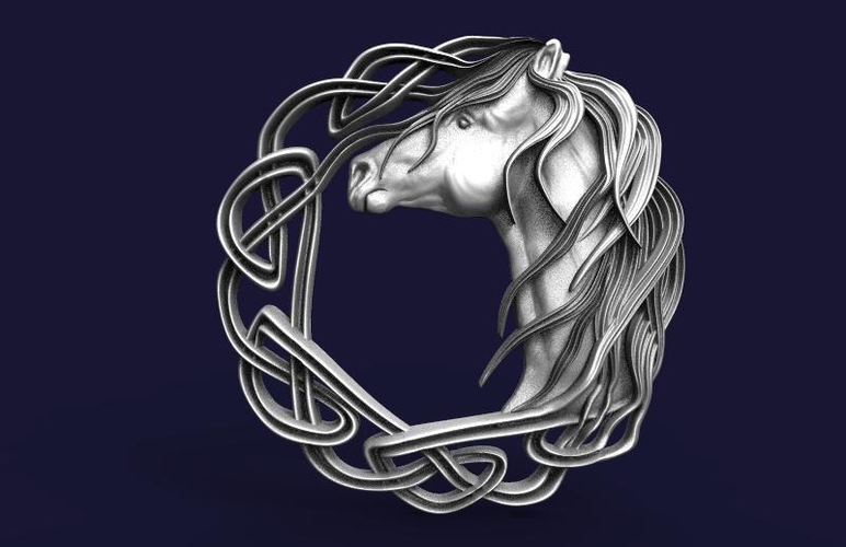 Celtic horse 2 CNC 3D Print 415034