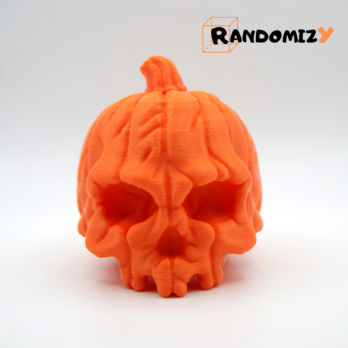 Pumpkin Skull 3D Print 415035