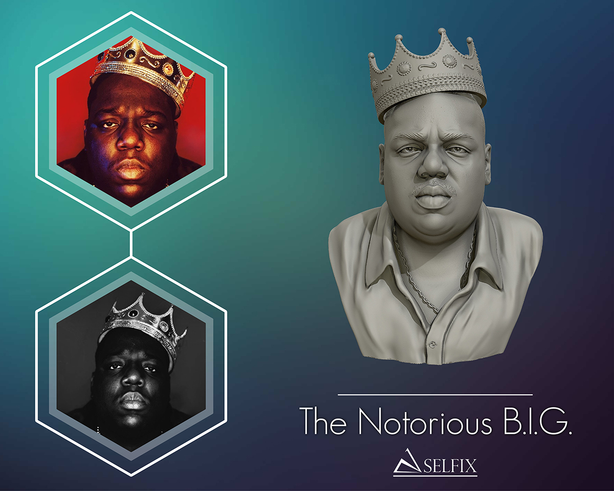 Camiseta Notorious B.i.g Biggie Smalls 3d Impreso Moda Camiseta Notorious B.i.g Biggie Smalls 3d Impreso Moda