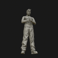 Tupac Shakur 3D sculpture - Thumbnail 6