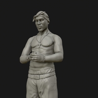 Tupac Shakur 3D sculpture - Thumbnail 7
