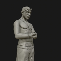 Tupac Shakur 3D sculpture - Thumbnail 8