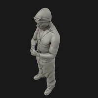 Tupac Shakur 3D sculpture - Thumbnail 9