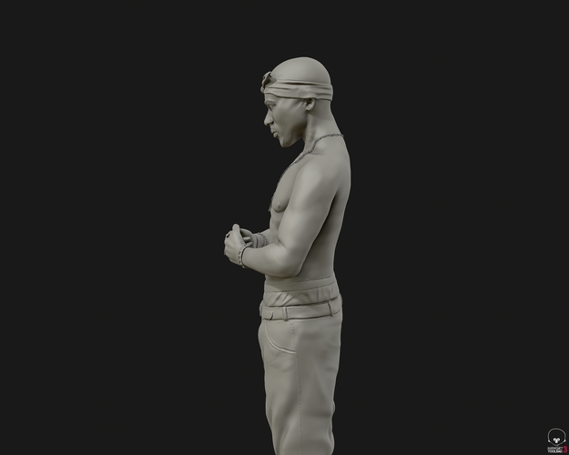 Tupac Shakur 3D sculpture 3D Print 415107