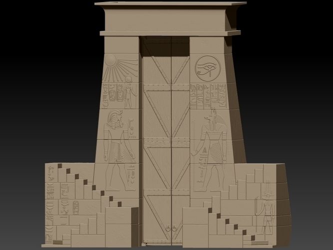 Egyptian Gate 3D Print 415127
