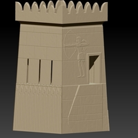Small Egyptian Tower 3D Printing 415148