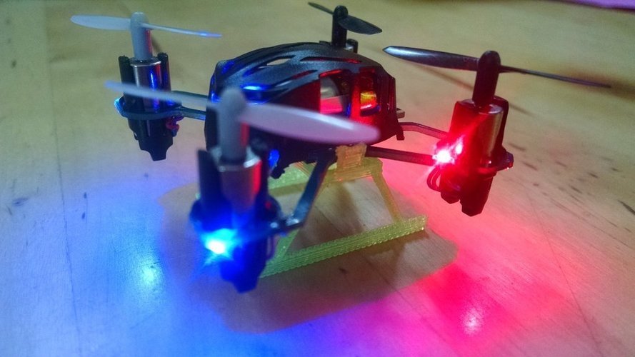 Quadcopter Landing Skids for Estes Synchro or Proto x, Hubsan Q4 3D Print 41518