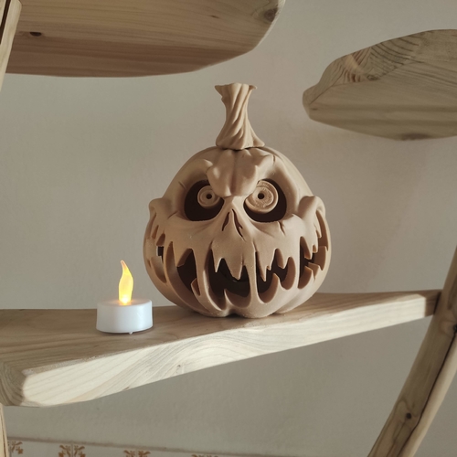 Halloween pumpkin candle holder 3D print model 3D Print 415193