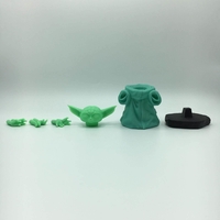 Mandalorian - Baby Yoda - Baby Yoda - the child 3D print model - Thumbnail 2