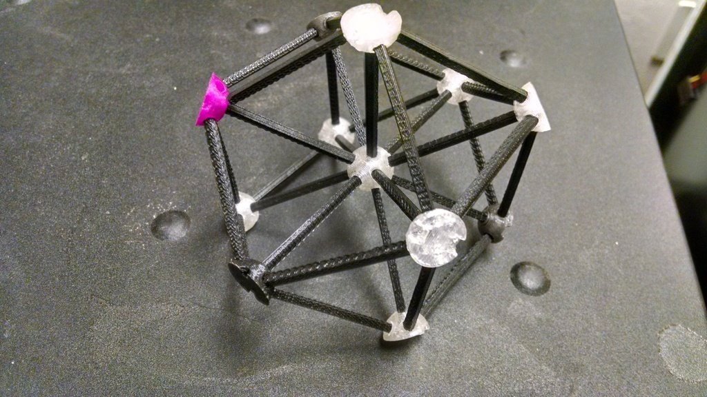 3D Printed Micro Truss Toy by Joe Flatley | Pinshape