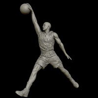 Michael Jordan Dunk Sculpture - Thumbnail 2