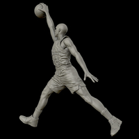 Michael Jordan Dunk Sculpture - Thumbnail 3