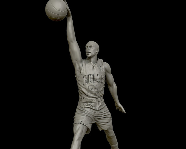 Michael Jordan Dunk Sculpture 3D Print 415268