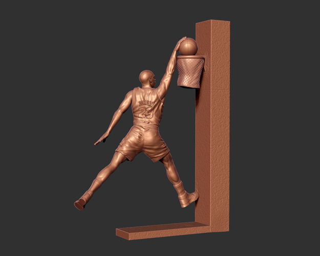 Michael Jordan Dunk Sculpture 3D Print 415269