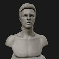 David Bowie 3D Sculpture - Thumbnail 2