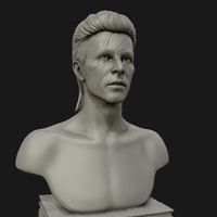 David Bowie 3D Sculpture - Thumbnail 4