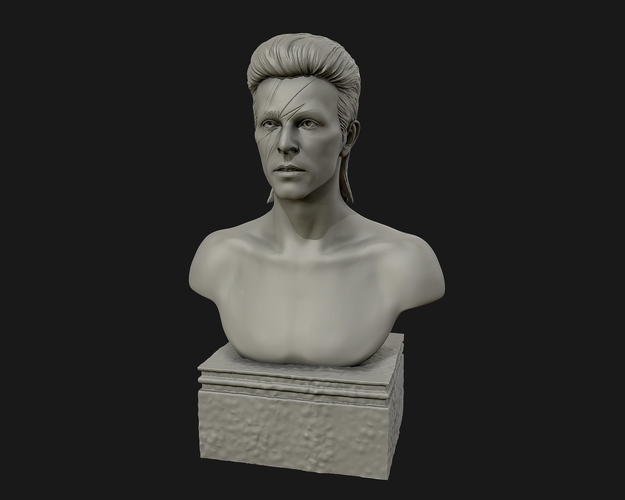 David Bowie 3D Sculpture 3D Print 415300