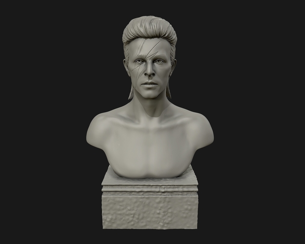 David Bowie 3D Sculpture 3D Print 415301