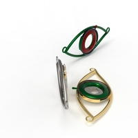 eye iris diaphragm pendant - Thumbnail 9