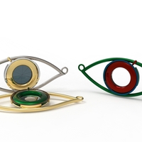 eye iris diaphragm pendant - Thumbnail 11