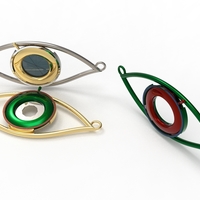 eye iris diaphragm pendant - Thumbnail 13
