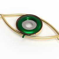 eye iris diaphragm pendant - Thumbnail 14